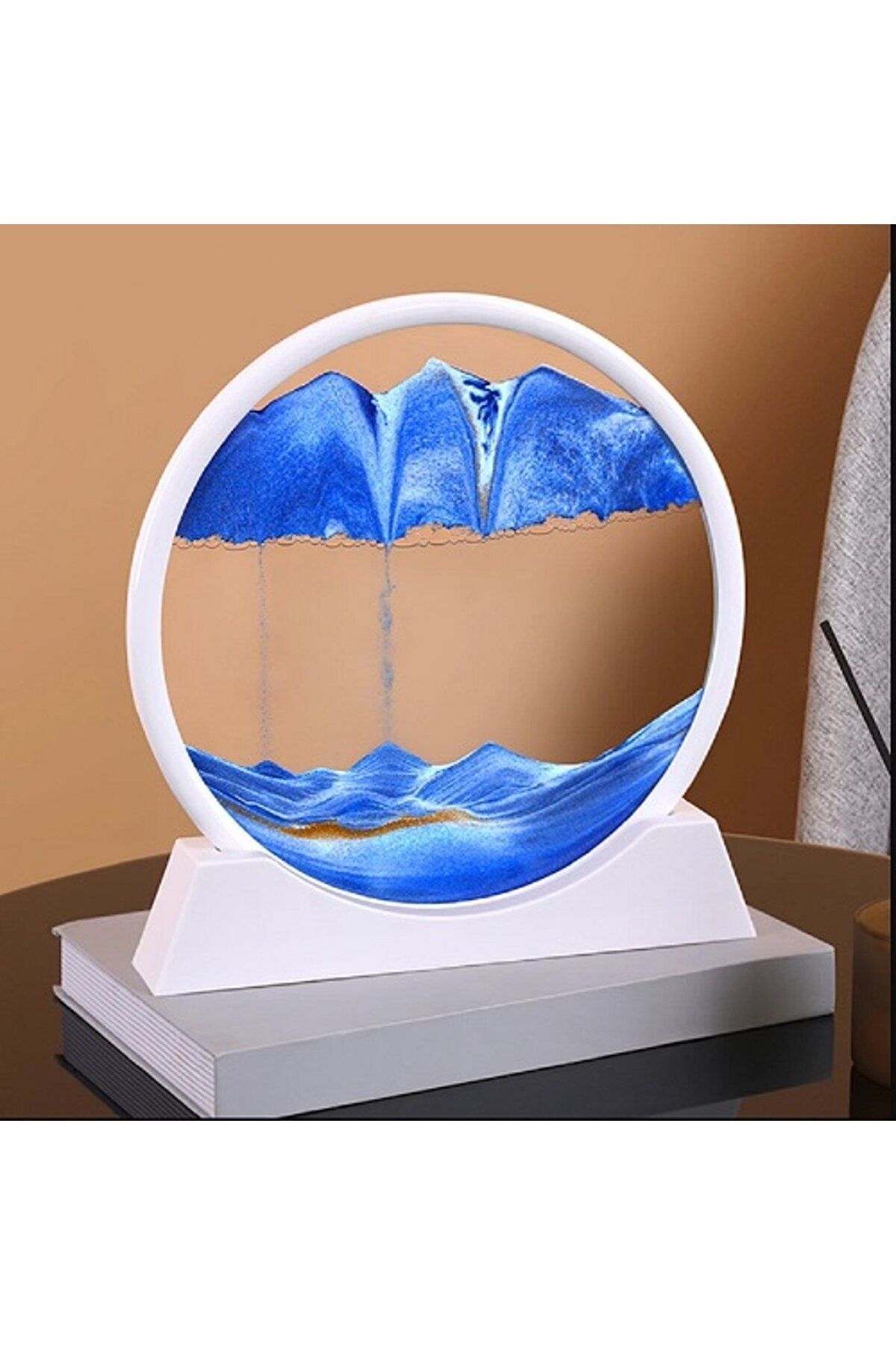 Genel Markalar 3D Cam Hareketli Kum Sanat Yaratıcı Sandscape Hareket Ekran Akan Kum Çerçeve Kum Saati