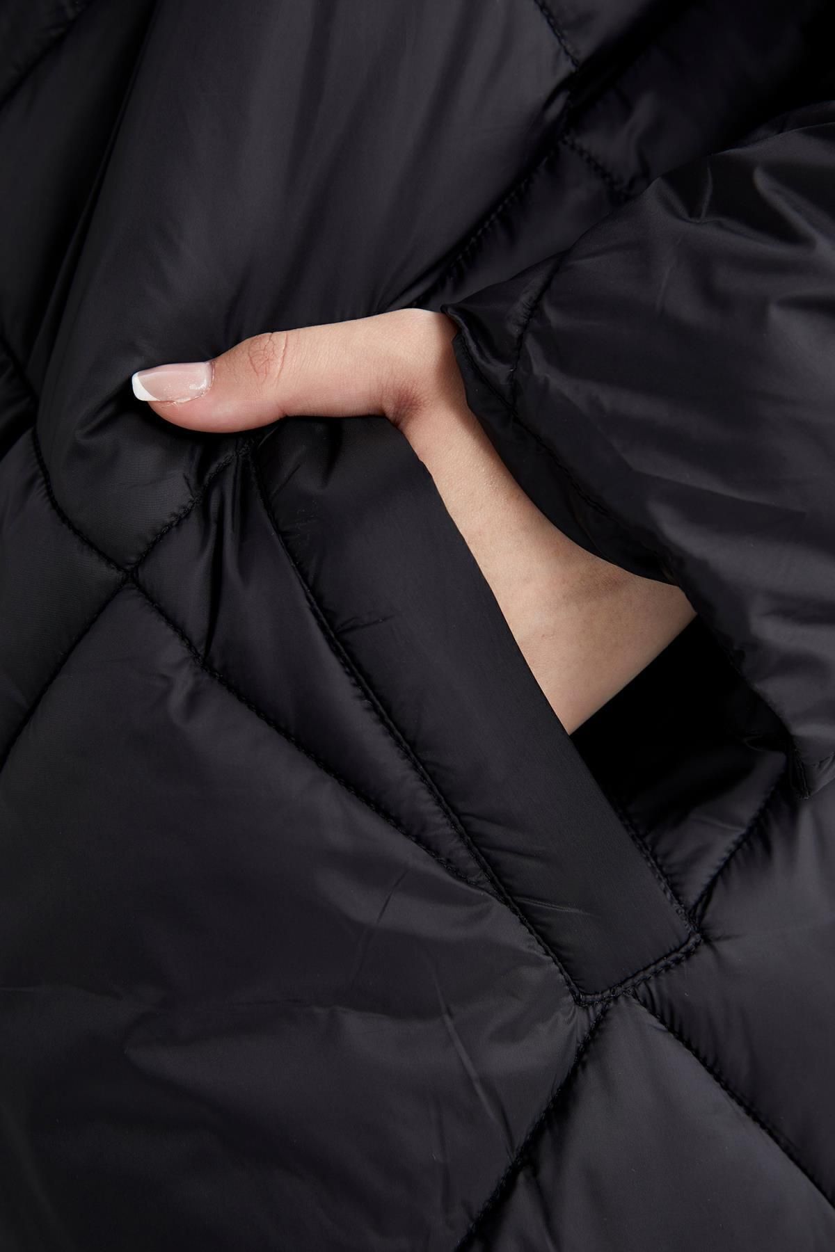 DeFacto-Wasserdichter, langer Parka mit Kapuze - A1151ax23au 5