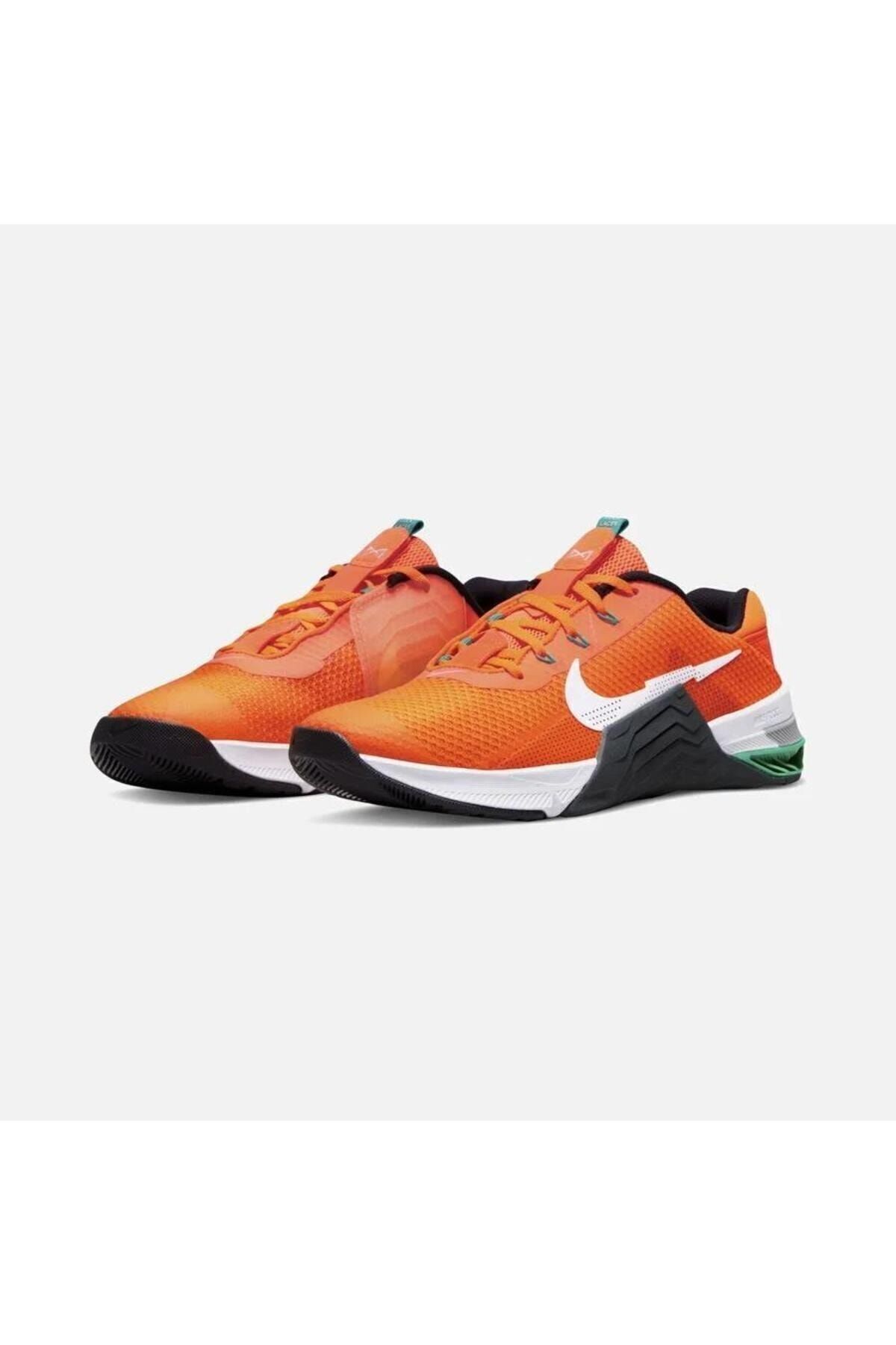 کفش تناسب اندام نارنجی مردانه كفش كتانى ورزشى مدل Metcon 7 نایک Nike