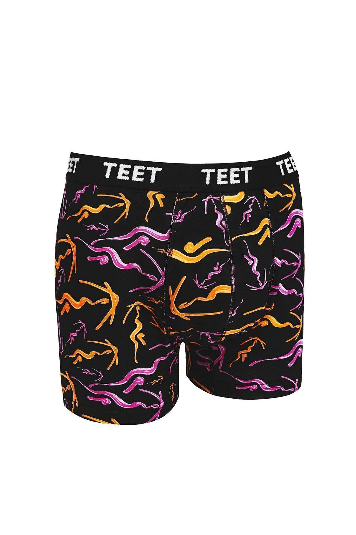 TEET-Boxer pentru bărbați Premium Set de 5 Bumbac Lycra Model Full Mold 5