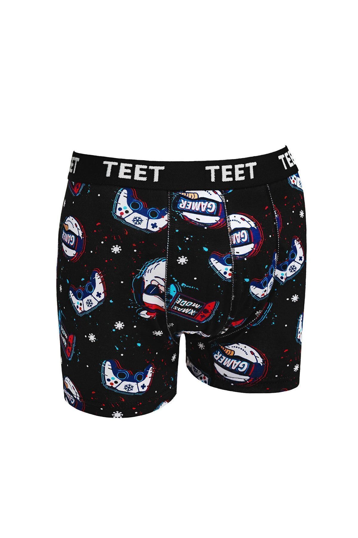 TEET-Boxer pentru bărbați Premium Set de 5 Bumbac Lycra Model Full Mold 6