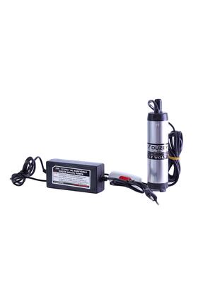 DÜZEY POMPA Düzey 220-12 Volt Mini(KÜÇÜK) Dalgıç Adaptörlü Mazot Aktarma(SIVI...