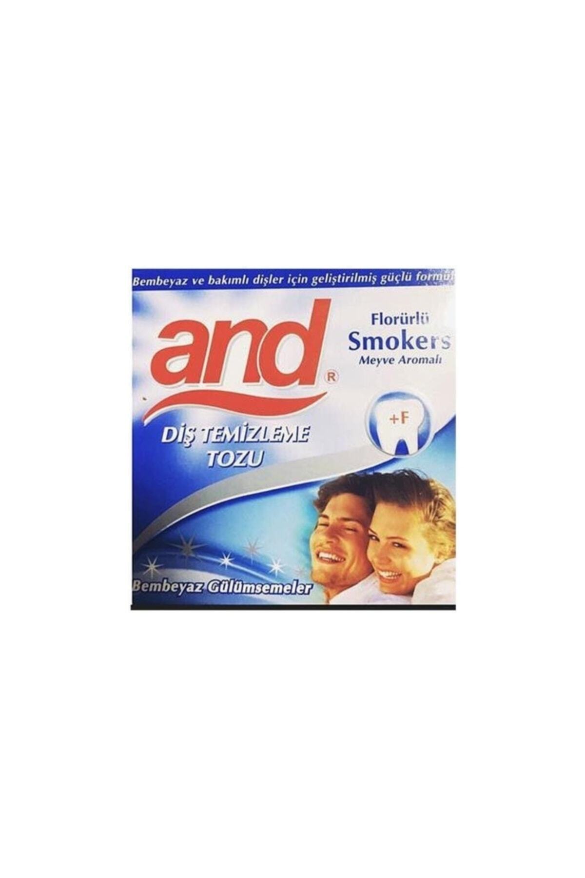 AND Florürlü Meyve Aromalı Diş Temizleme Tozu 40 gr (diş Beyazlatıcı)