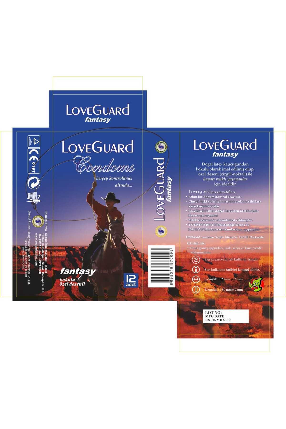 LoveGuard Fantasy (Kokulu Özel Desenli ) Prezervatif 2