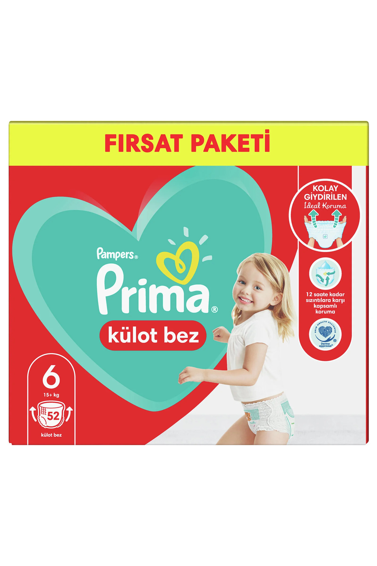 Prima Külot Bebek Bezi Fırsat Paketi Xl 6 Beden 15 Kg+ 52 Adet fotoğrafı 2 (önizleme)
