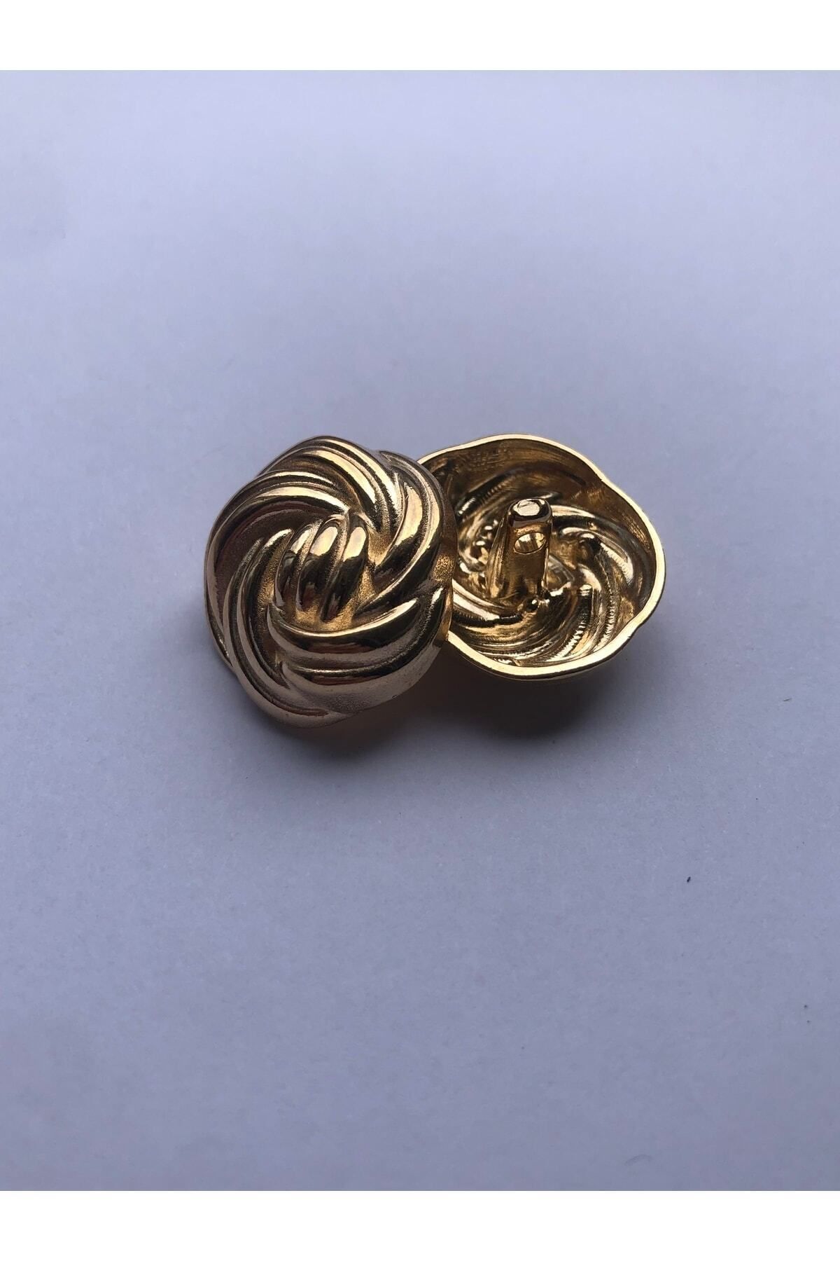 aensia-Gold Gold Twist Knob Model Button Metal Button 36 Size Buttons - 6-Piece Button Pack 4