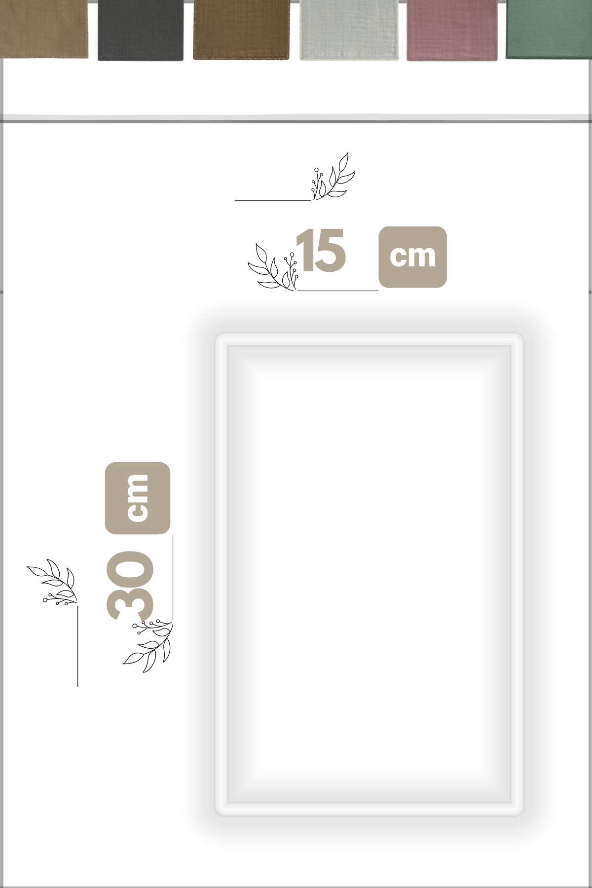 Salvia Dione 12’li Müslin Bebek Yenidoğan Banyo Pamuklu Lif ve Kurulama Mendil Seti Anne Bebek Bakım Mendilleri fotoğrafı 7 (önizleme)