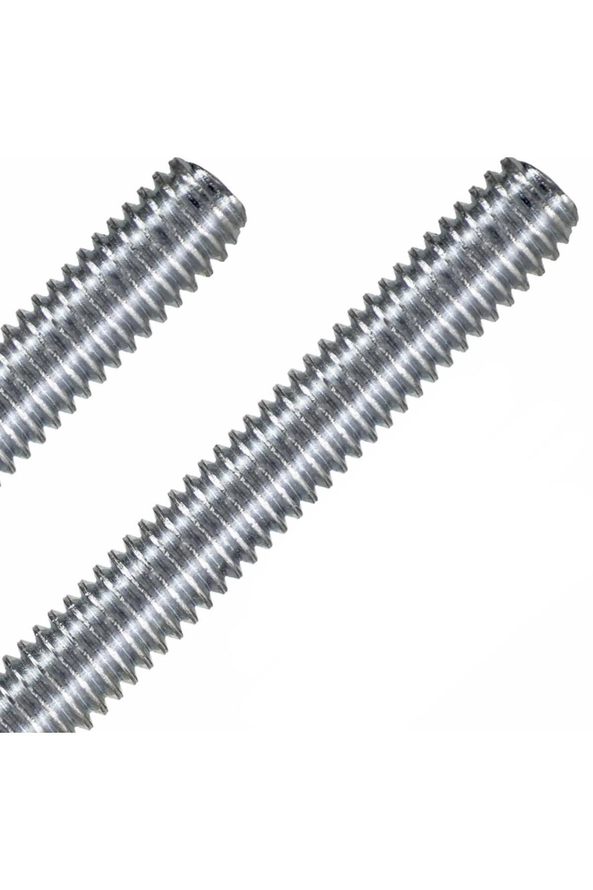 Akdeniz GİJON SAPLAMA GALVANİZ TİJ ROT M8 UZUNLUK:1metre (1 adet)