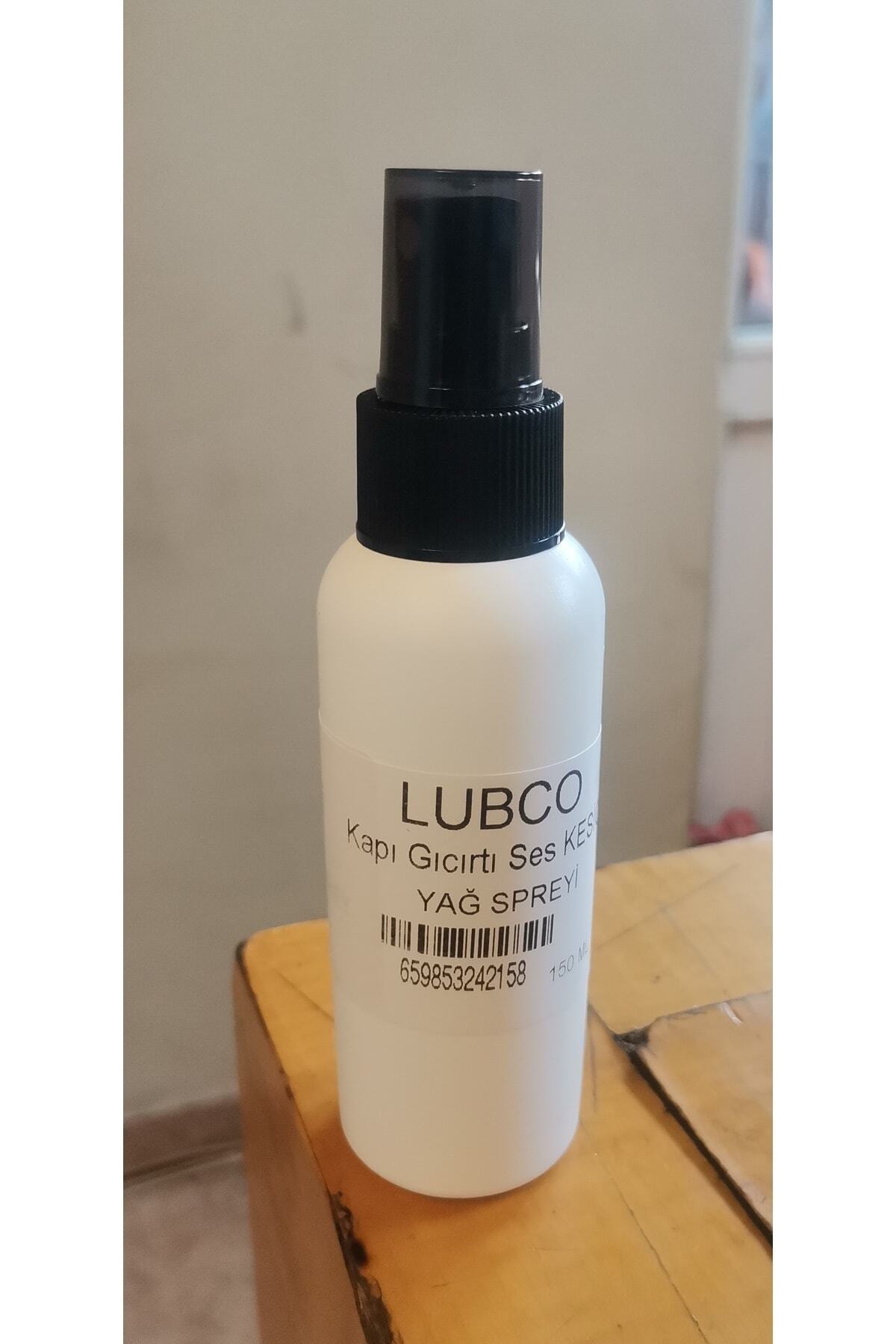 LUBCO Kapı Menteşe Gıcırtı Ses Kesici Püskütme Sıvı Gres Yağ Spreyi 150 ml