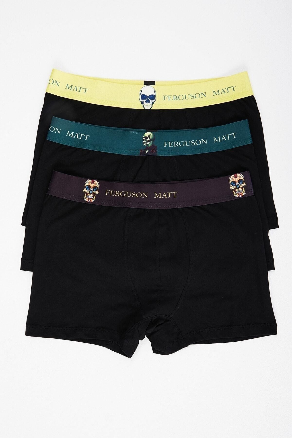 Ferguson Matt  Erkek Boxer 3 Adet - Skull Series - Görsel 2
