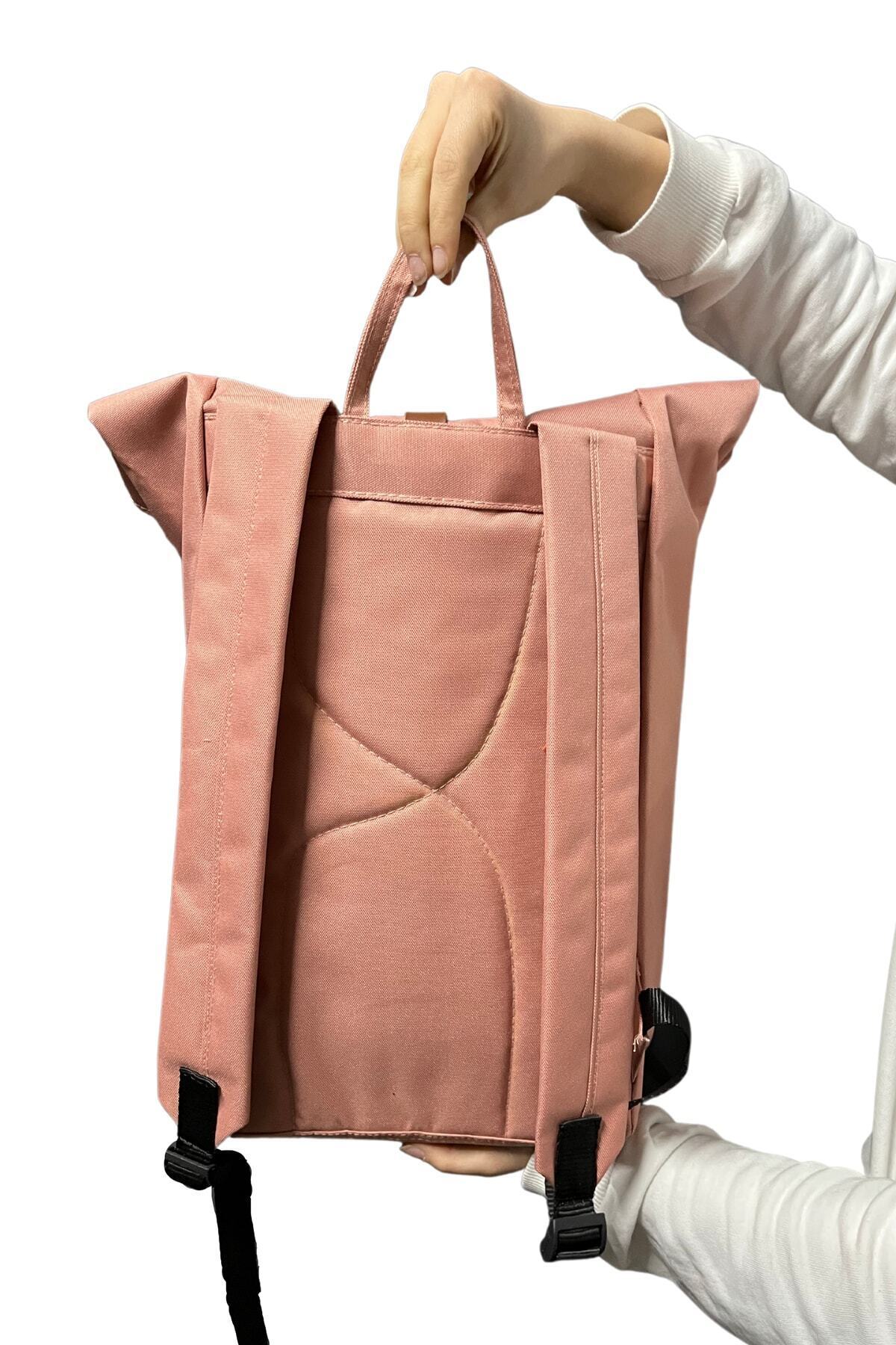 کوله پشتی زنانه صورتی Teal Collection | OSS1 اورجینال - تصویر 3