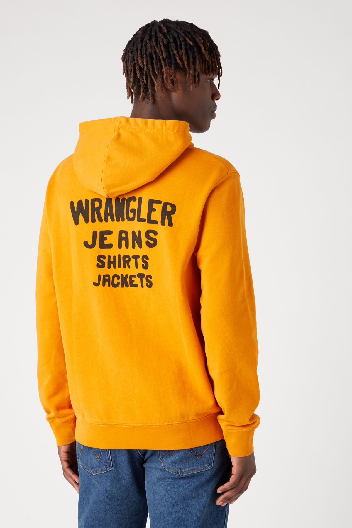 WRANGLER-Hanorac LOGO Golden Oak 3