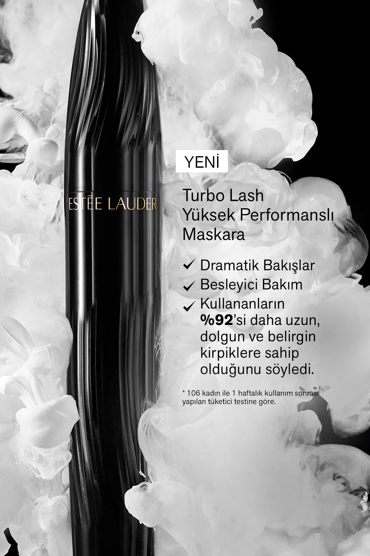 ریمل سیاه - ریمل حجم دهنده و طول مژه توربو - 8 میلی لیتر Estee Lauder