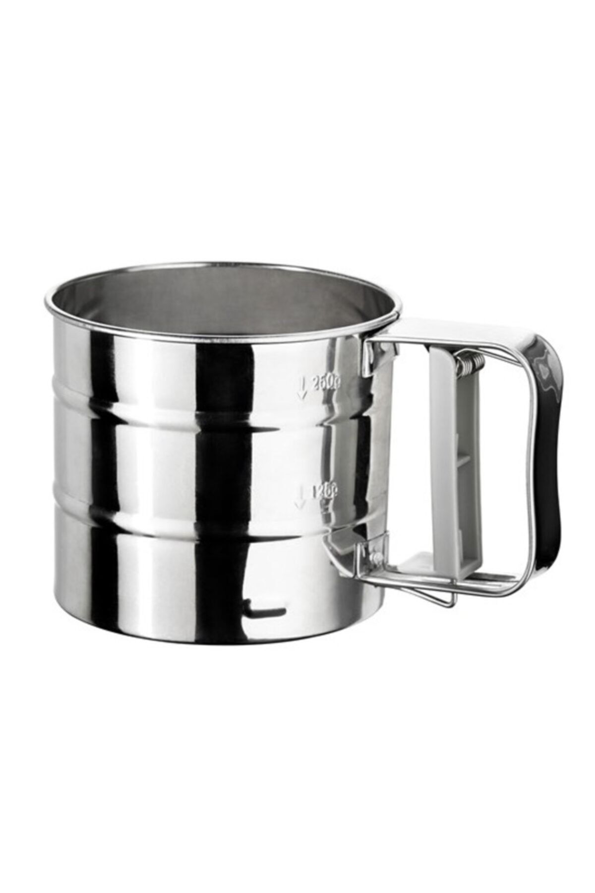 Flour Sieve Apparatus Practical Use with Fine Sieve Diameter: 10.5 Cm Height: 9.5 Cm