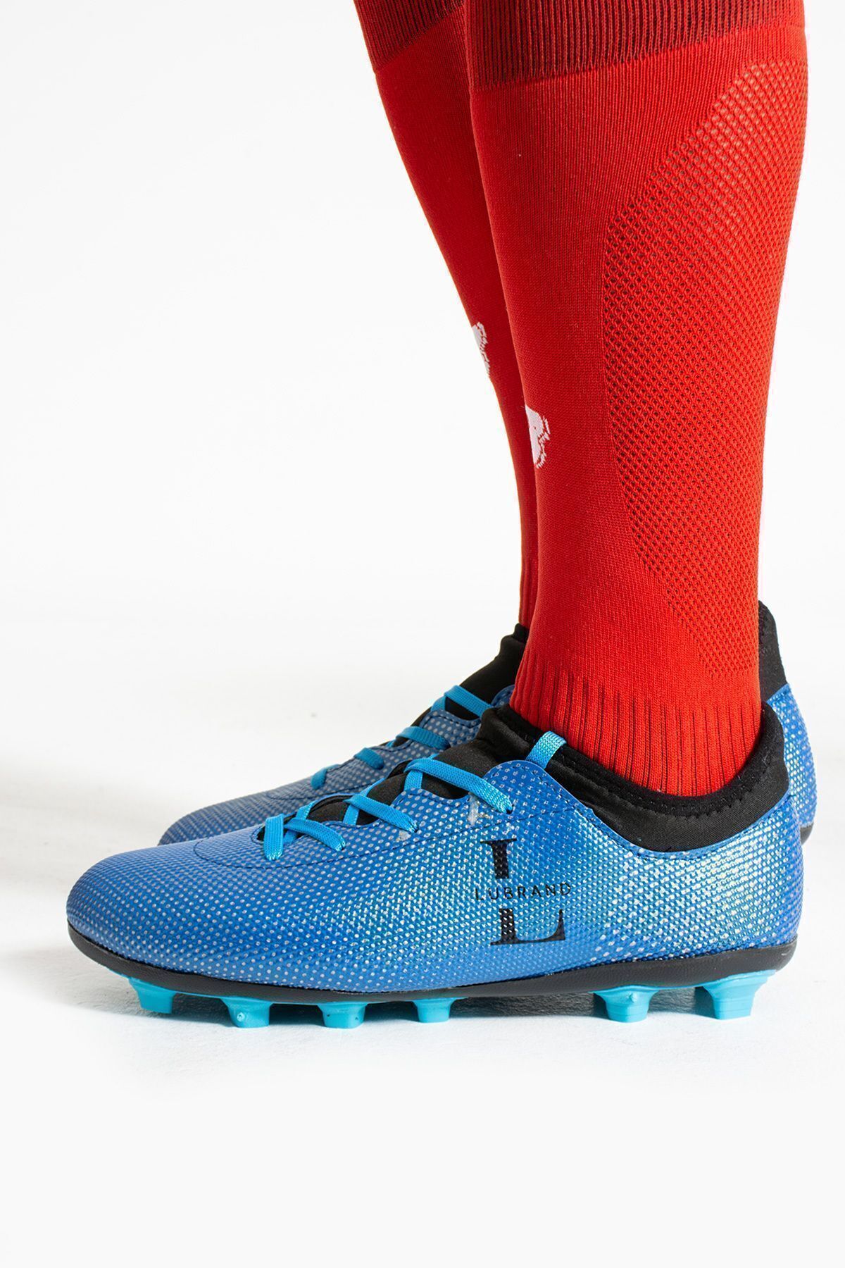 Lubrand-Blue Turf Astroturf Football Shoes 4