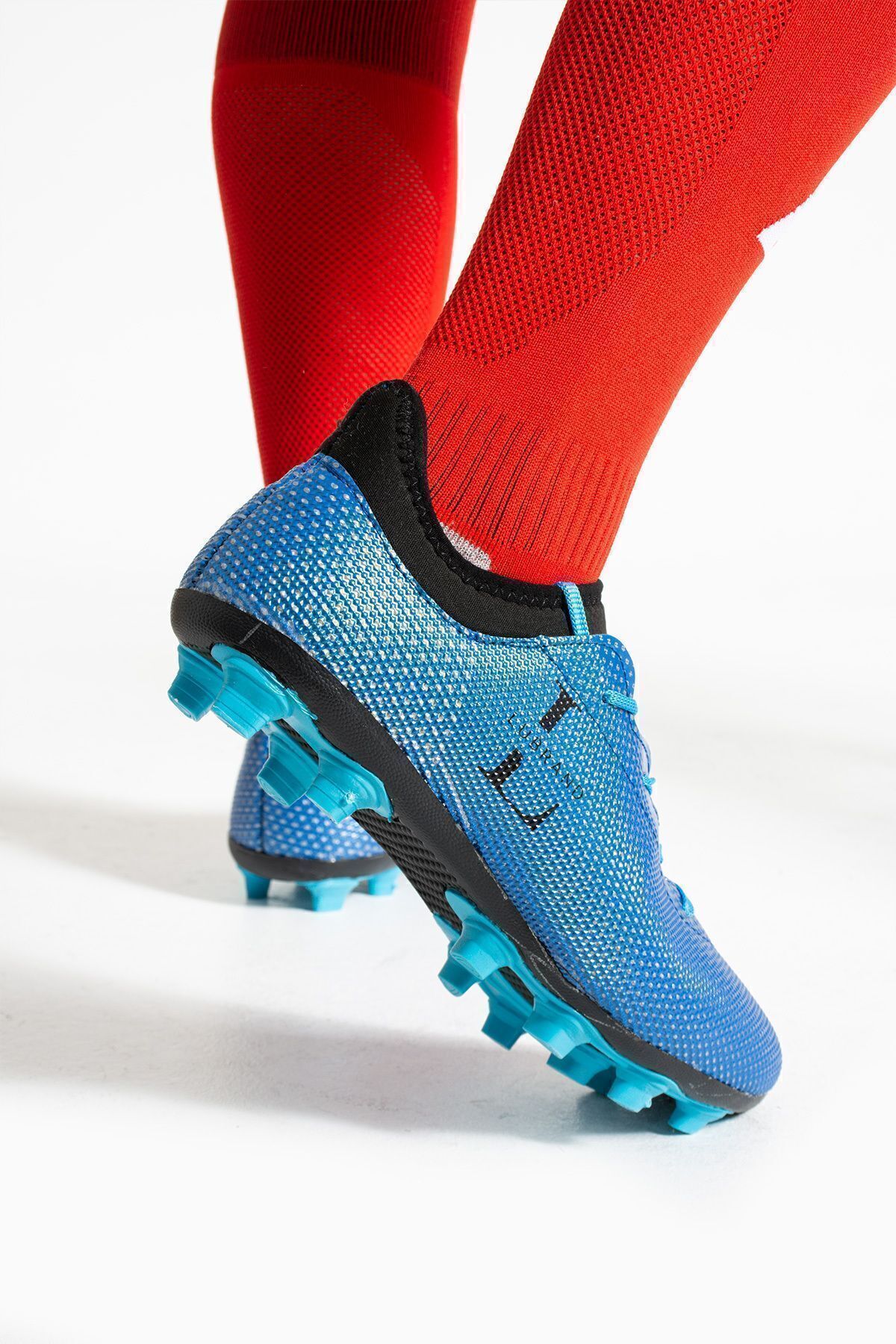 Lubrand-Blue Turf Astroturf Football Shoes 3