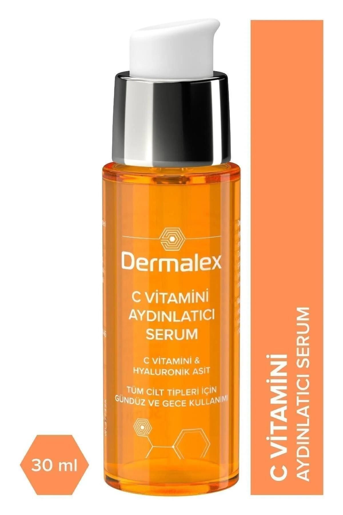 ست سرم مرطوب کننده ویتامین C Brightening Vitamin B - ست 2 تایی 30 میلی لیتری dermalex