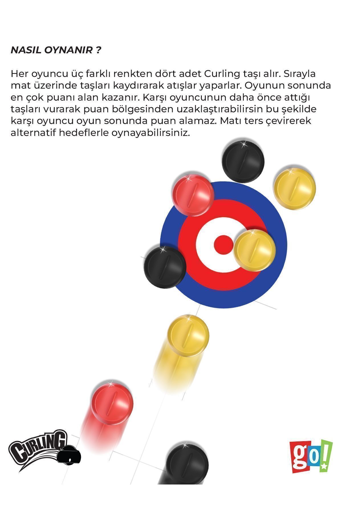 Go Toys-Mini Curling Screen-Free Time Passing Activity Family Interaction Box Game 3