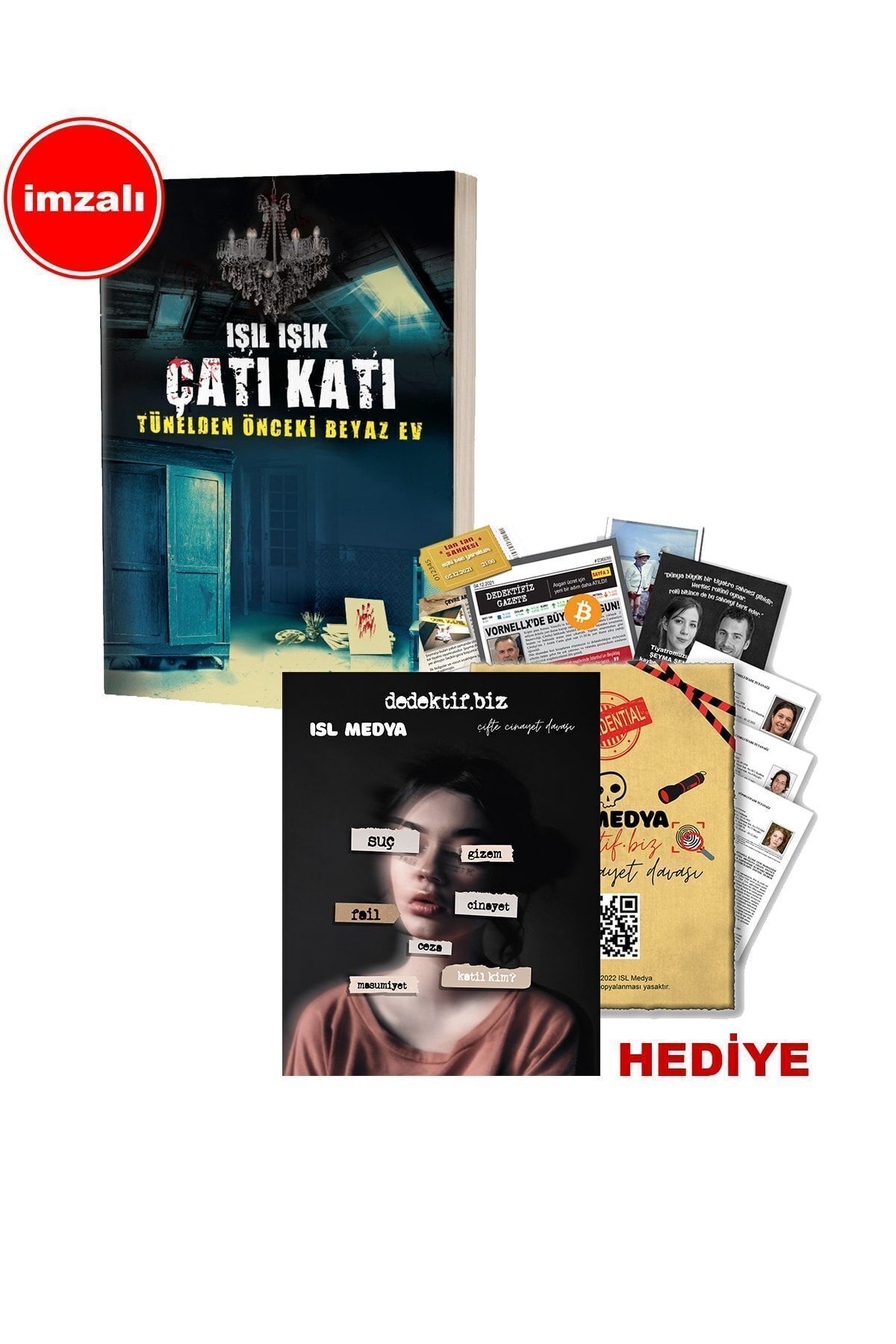 Yediveren Yayınları İmzalı - Çatı Katı Işıl Işık - Çifte Cinayet