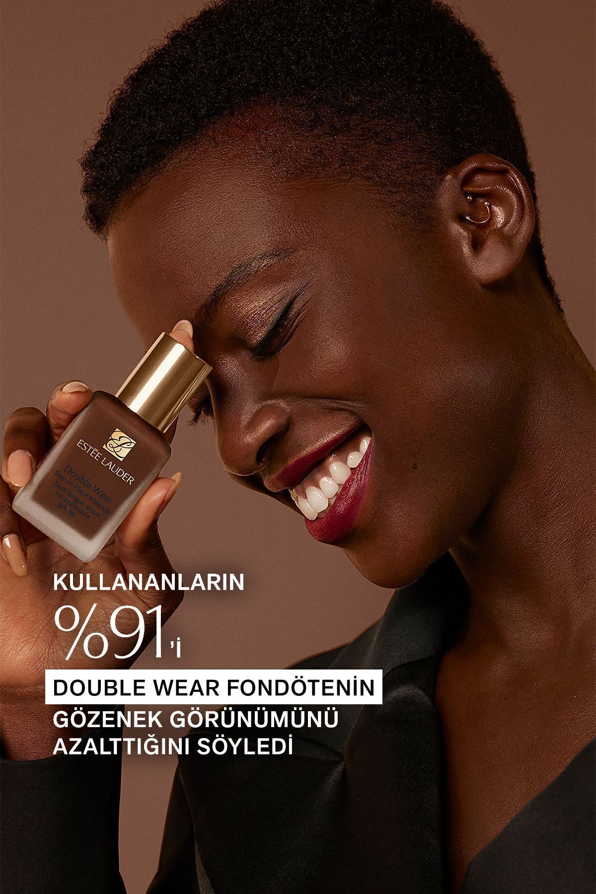 Estee Lauder پایه ثابت و مات پایه ثابت دو برابر با SPF 10 (1W0 پورسلن گرم) 30 میلی لیتر