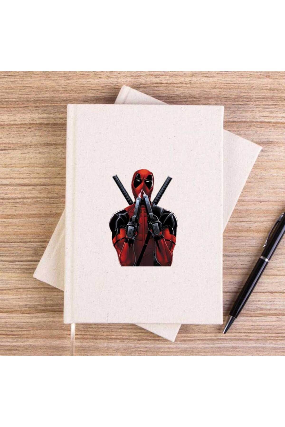 Z zepplin-دفتر ملاحظات قماشي غير مبطن من Deadpool Guns 1