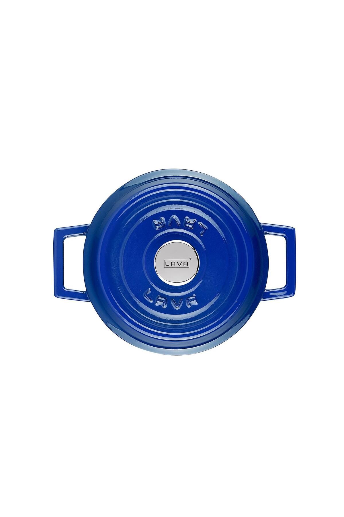 Lava-Cast Round Pot Cast Iron Solid Handle Edition Series Diameter(Ø)16cm 4