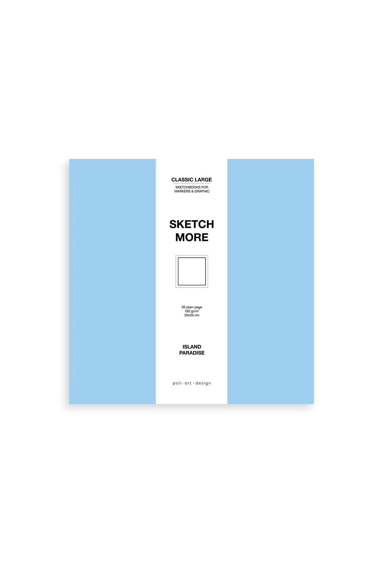 Poli Art Design-Square 20x20 cm Sketchbook (For Marker And Graphics) Classic Big Sketchbook 1