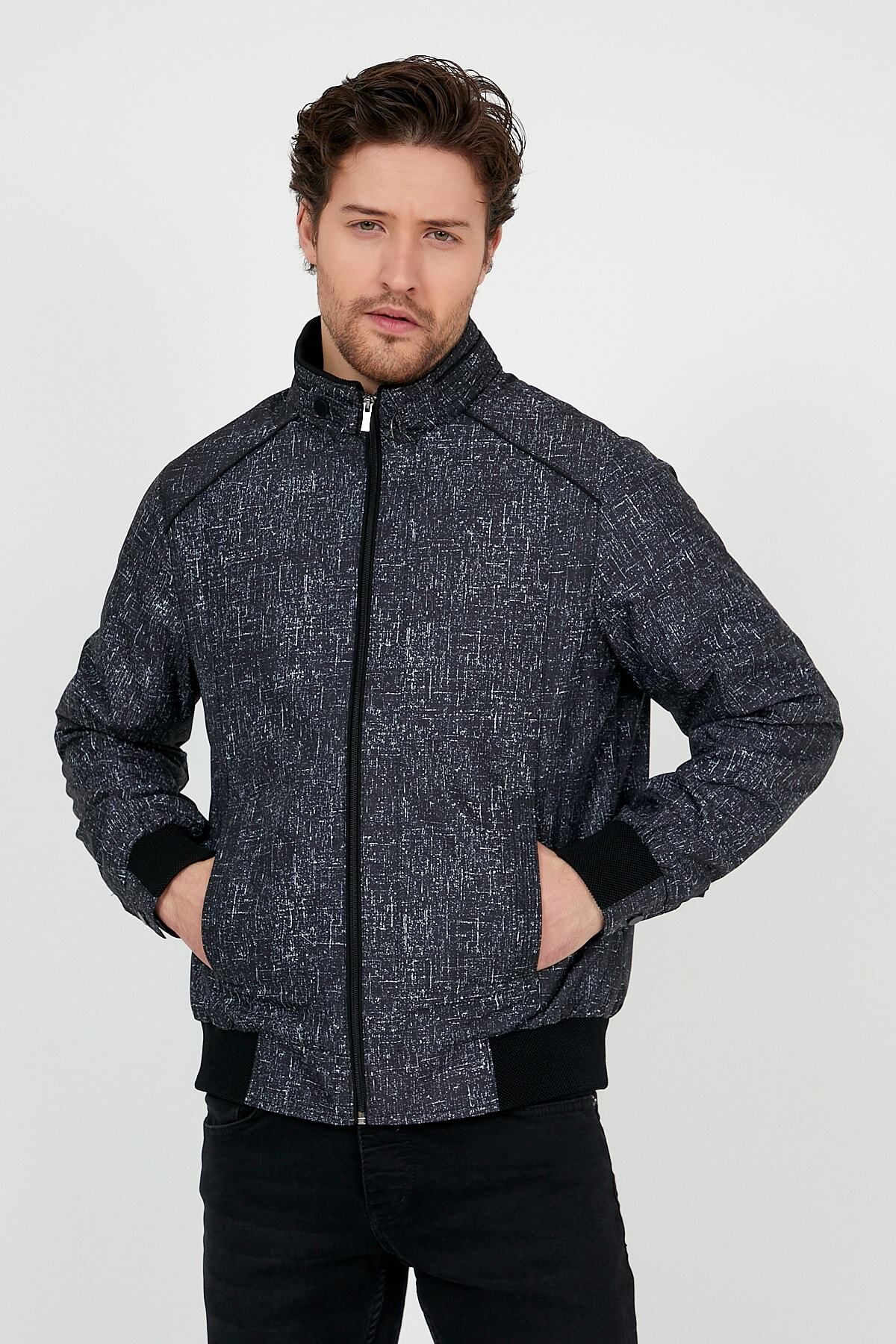 EnricoBASELLİ-Tree Patterned Summer Coat 4