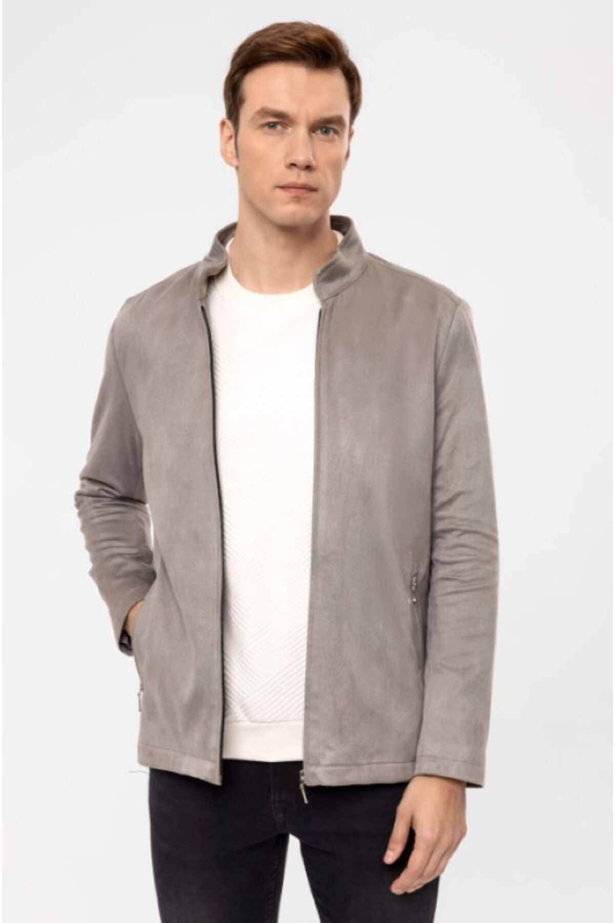 مانتو SLIM FIT SPRING COAT SVR SÜVARİ