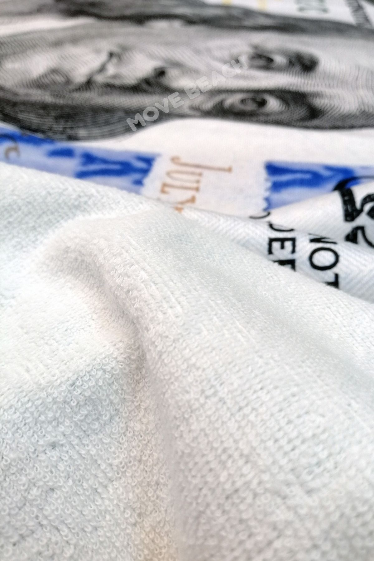 MoveBeach-Dollar Pattern Beach Towel, Bath Towel 8