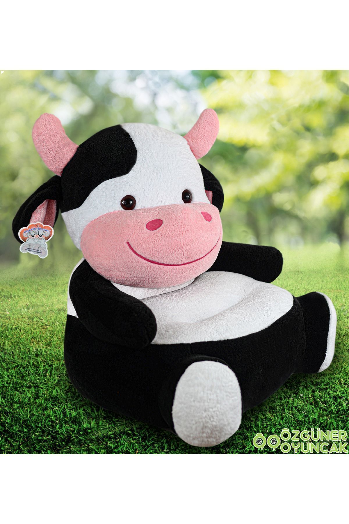 Cow Plush Baby Child Seat (100% Domestic)