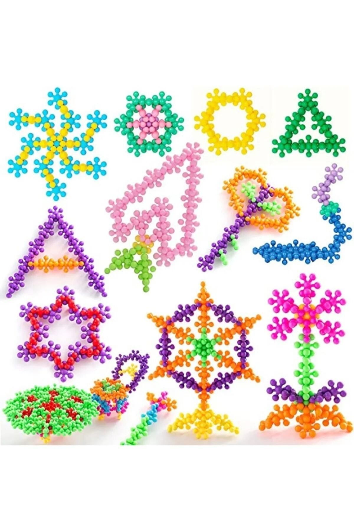 ZEKİCE OYUNCAK-Snowflake Molecule Building Blocks Educational Toy 250 Pcs Building Toys New in Boxed Packaging 3