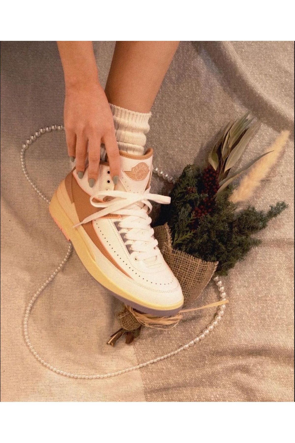Nike Air Jordan 2 Retro Craft Sunset Haze Kad n Ayakkab