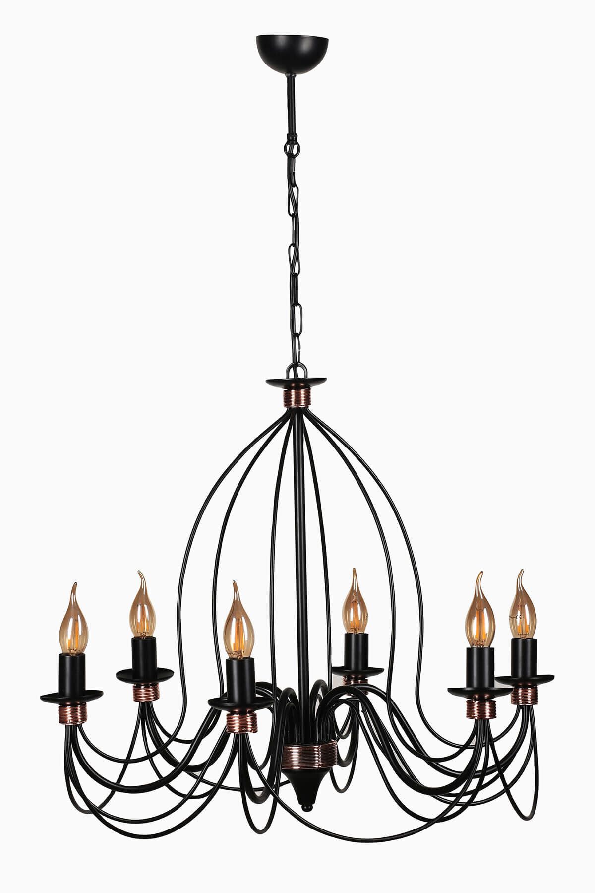 Lumexx-Berfin Black Rustic Set of 6 - 7755-6 1