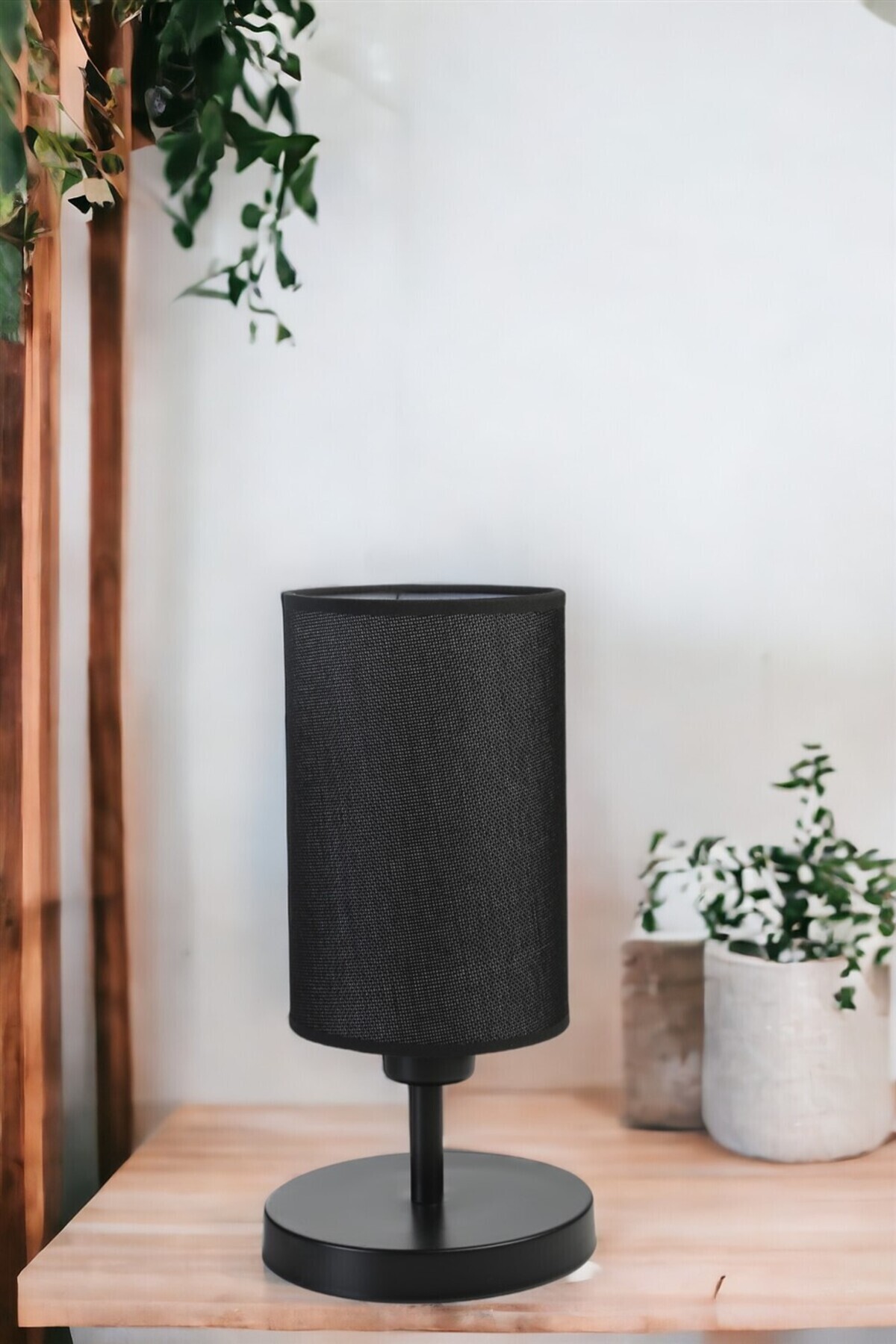 Lumexx-Black Rumeili Table Lamp with Lampshade 1