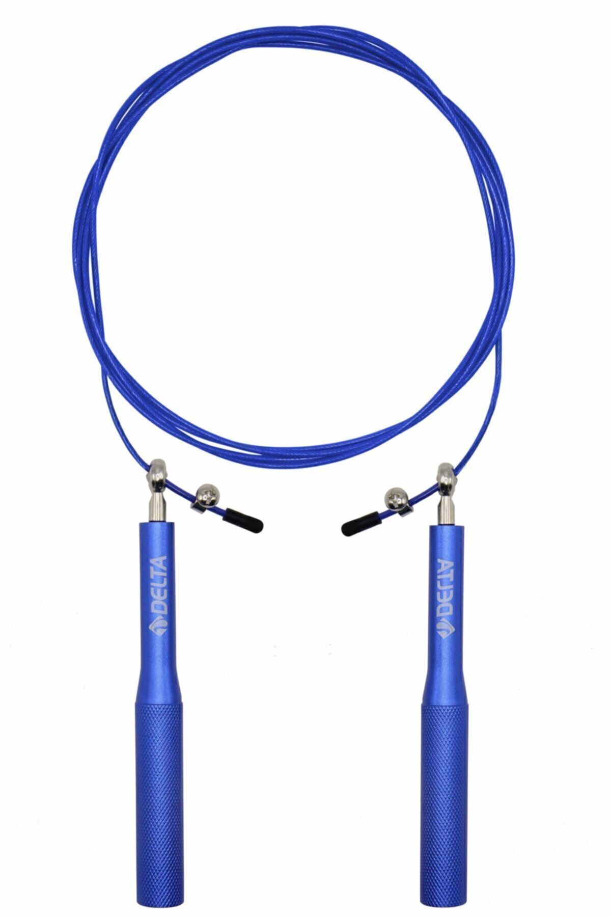 Delta Pro Crossfit Speed Jump Rope Alüminyum Sap Çelik Telli Hızlı Atlama İpi