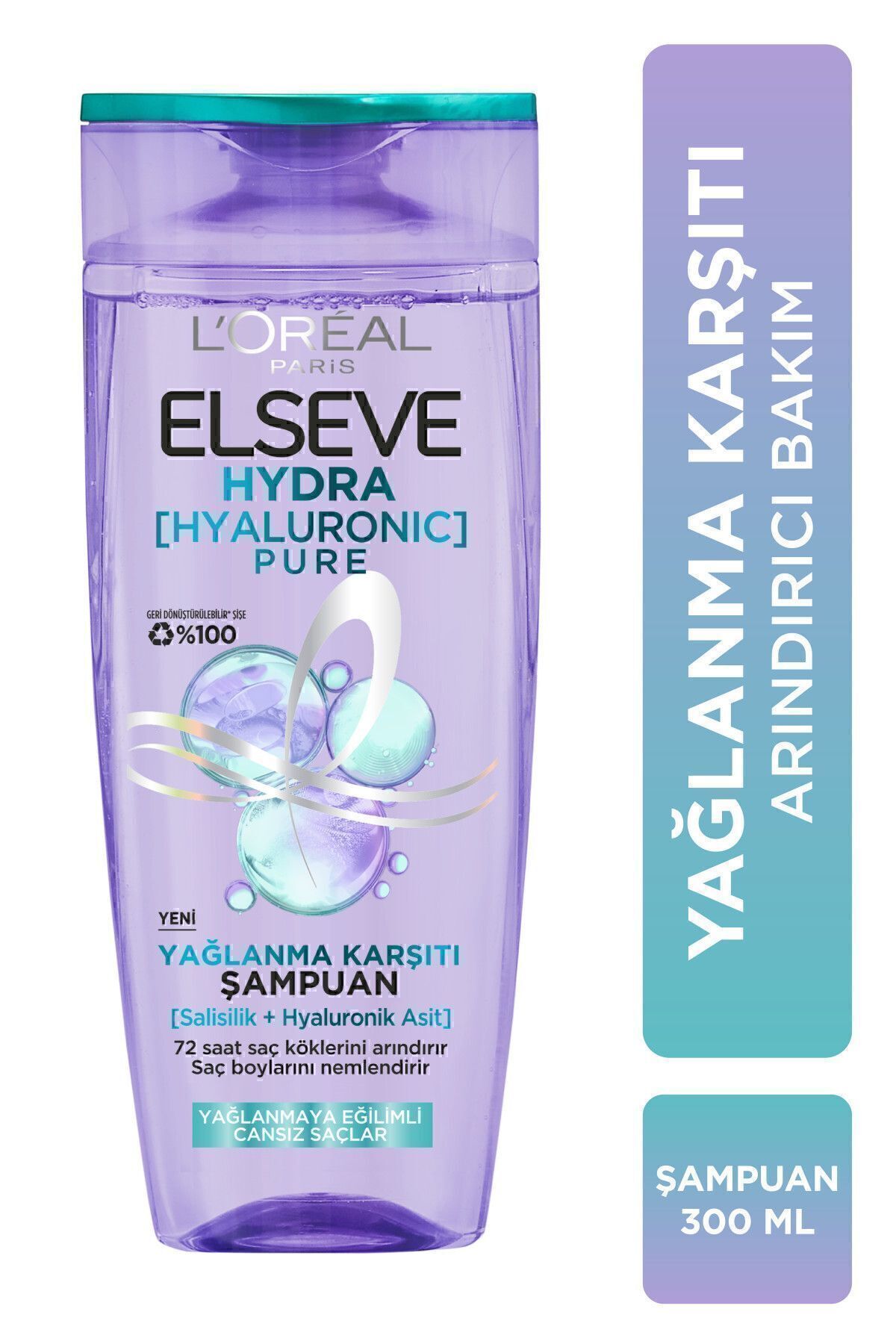 hydra hyalunic acide purific anti huile 300 mml