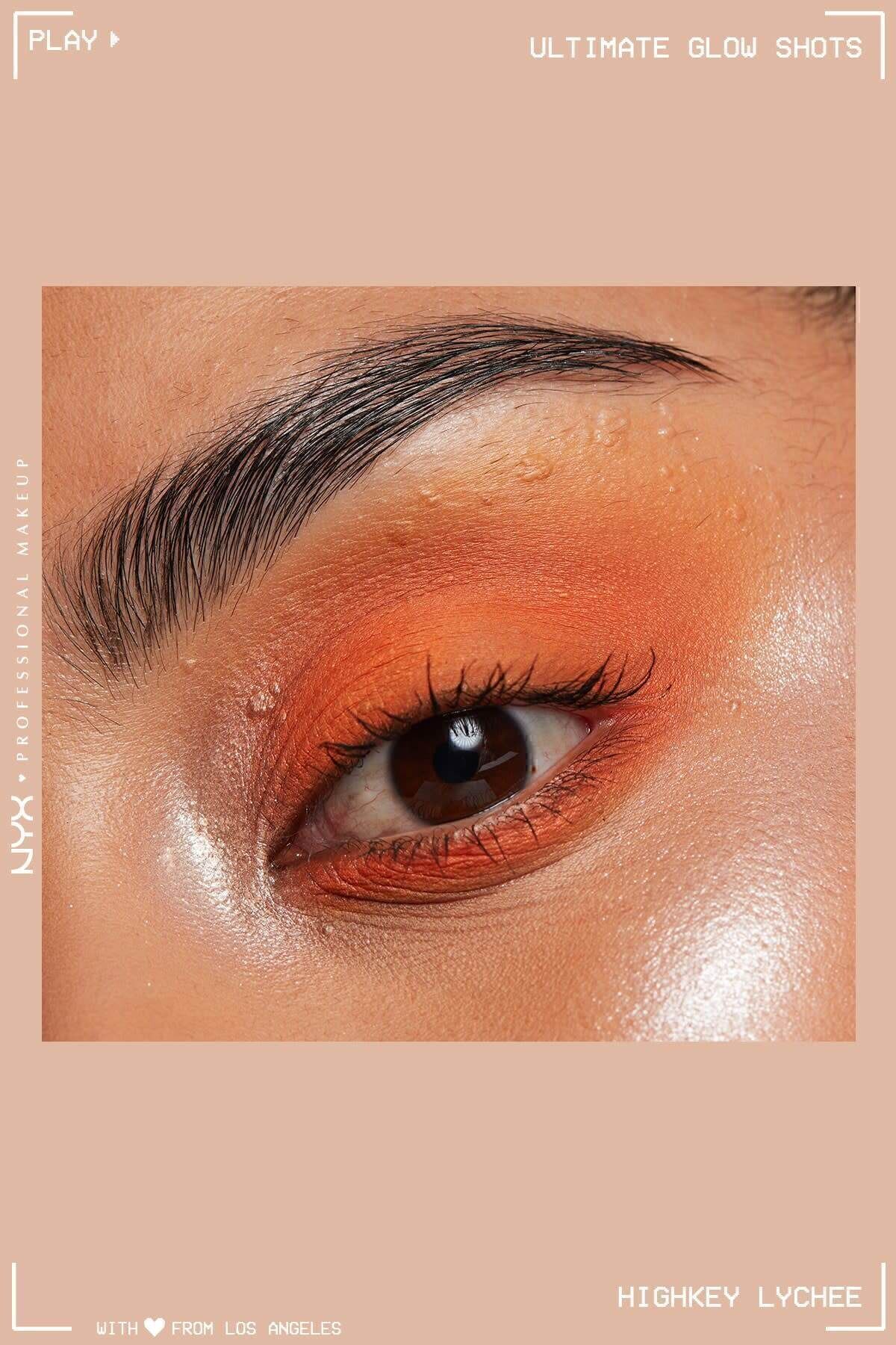 سایه چشم مایع درخشان Ultimate Glow Shots - 05 Highkey Lychee NYX Professional Makeup