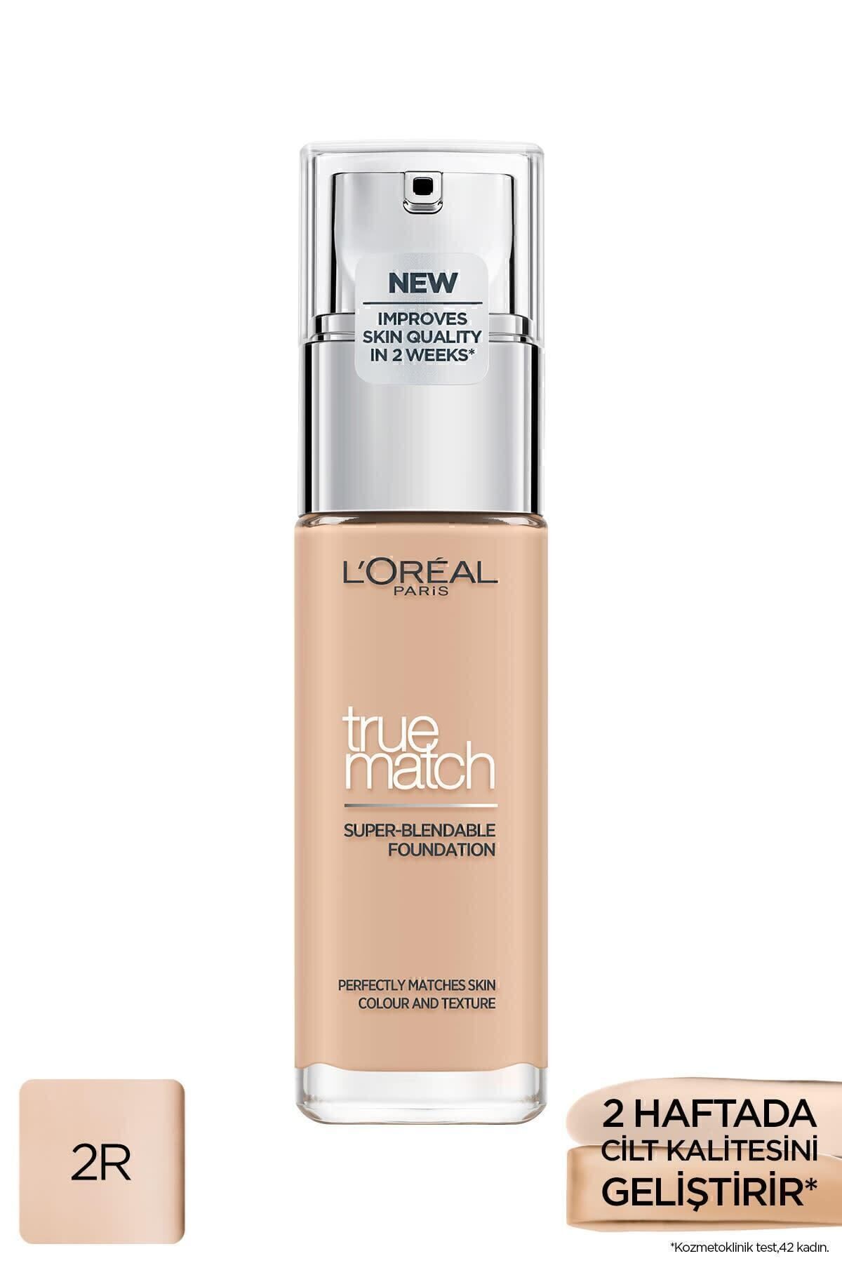 سرم 30 میلی لیتری اسید هیالورونیک خالص 1.5% Revitalift Filler + کرم پودر True Match 2r Rose Vanilla L'Oreal Paris