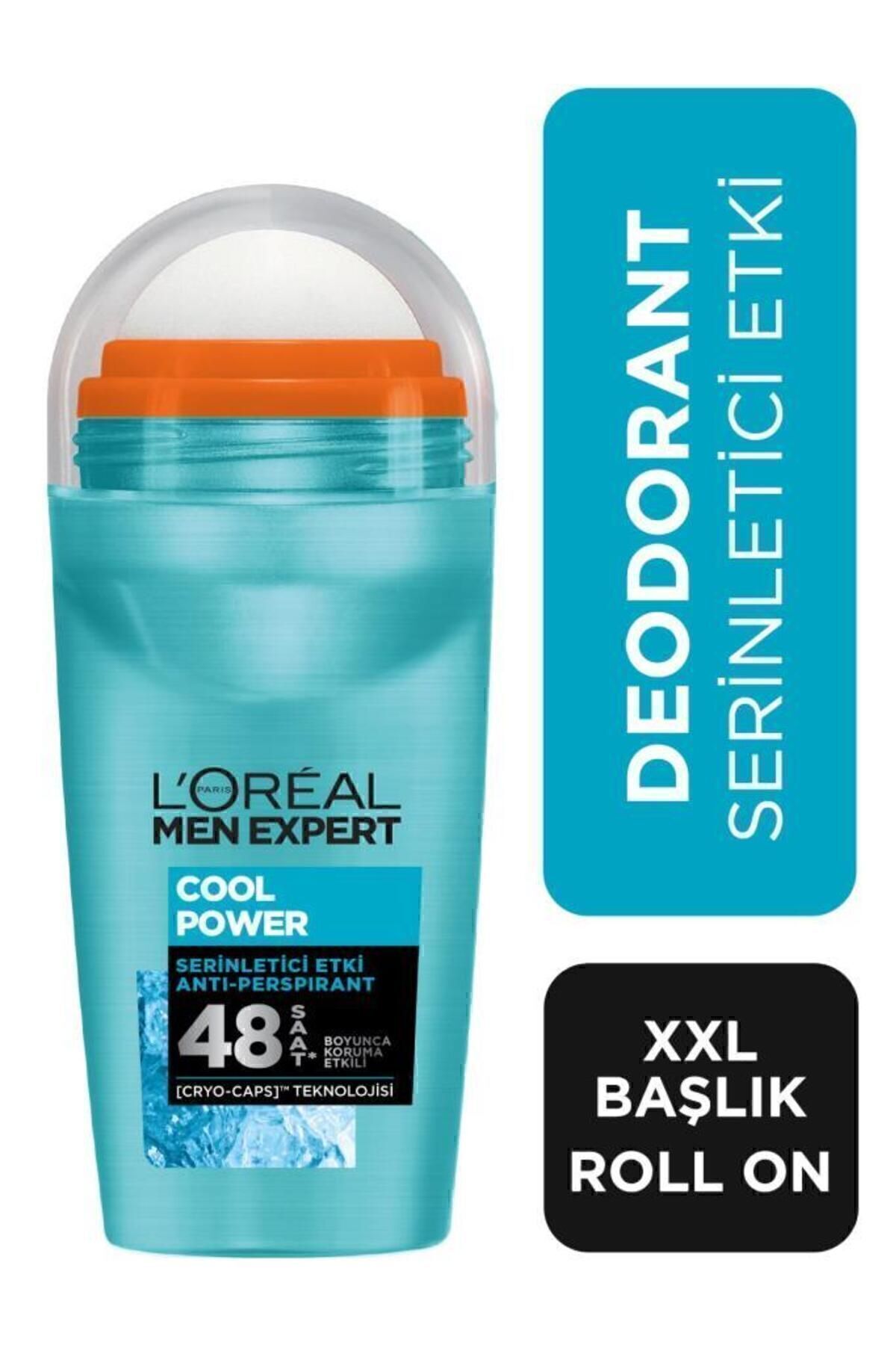 ست مراقبت اولیه مردانه ژل دوش طراوت کننده Cool Power 300 میلی لیتر + Cool Power Roll On X2 L'Oreal Paris Men Expert