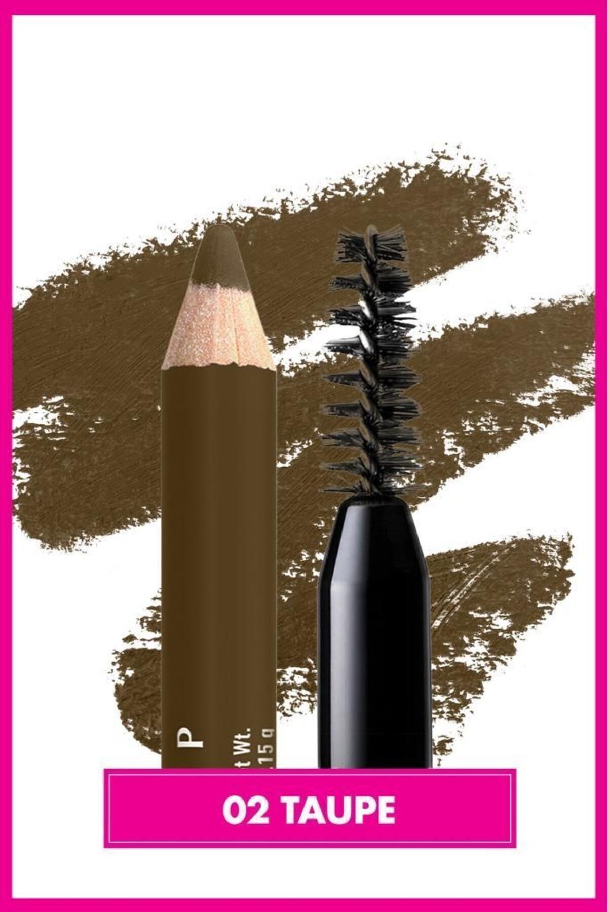 مداد ابرو پودری Powder Louder - 02 Taupe NYX Professional Makeup
