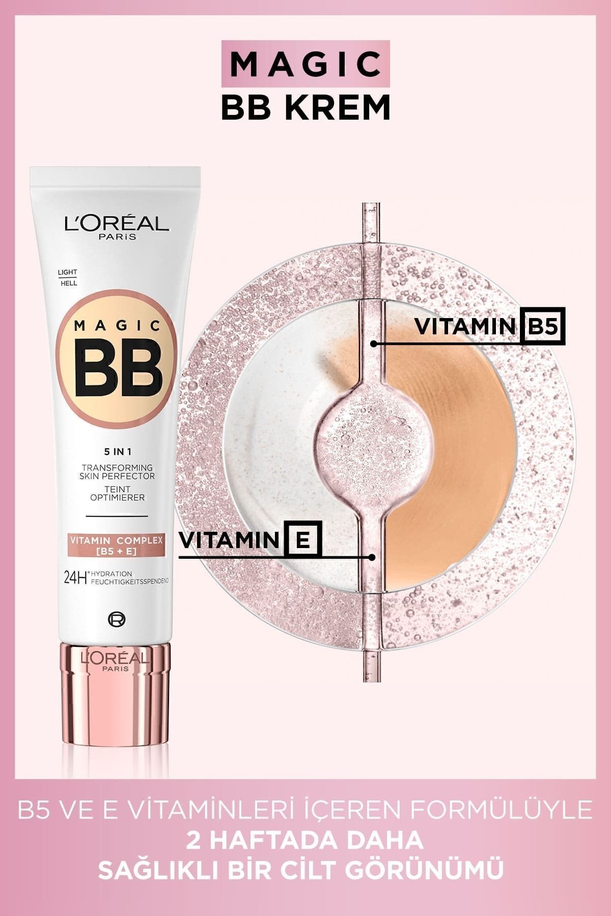 کرم مرطوب کننده رنگی مجیک بی بی - سبک متوسط L'Oreal Paris