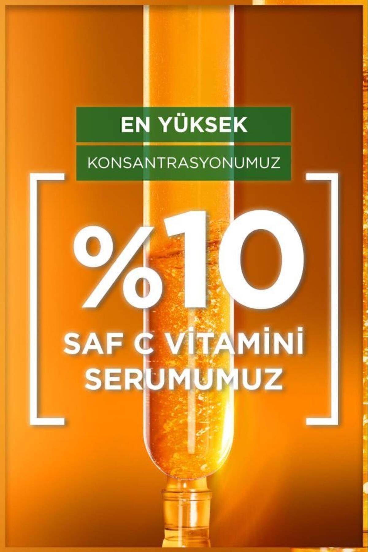 سرم پوست شب ویتامین C 10 ٪ نیازینامید + اسید سالیسیلیک Garnier