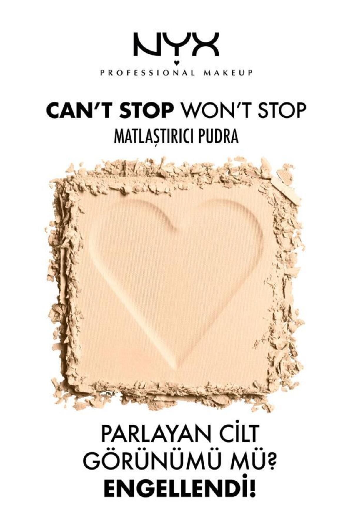 Can't Stop مات کردن پودر را متوقف نمی کند - Fair NYX Professional Makeup