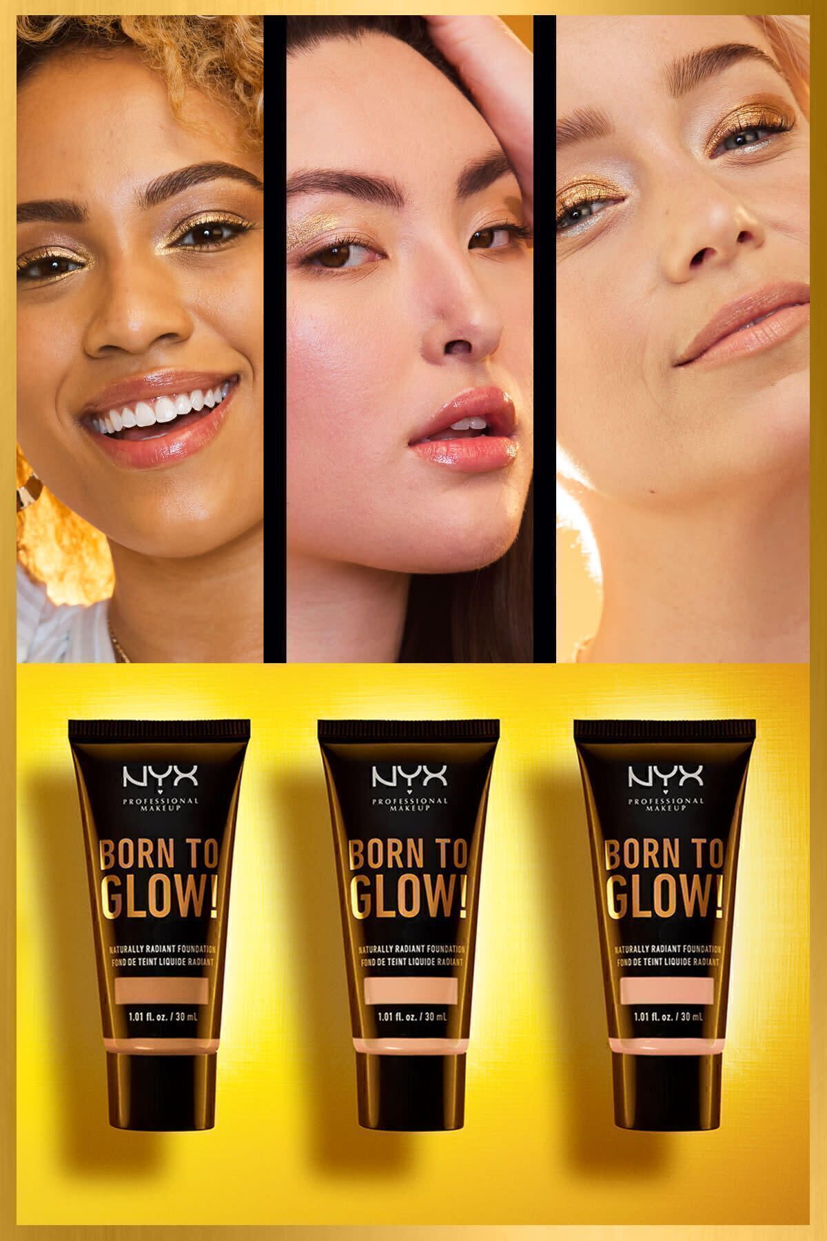 NYX Professional Makeup-Foundation - Born To Glow!Naturally Radiant Foundation 9 Medium Olive800897190408 4