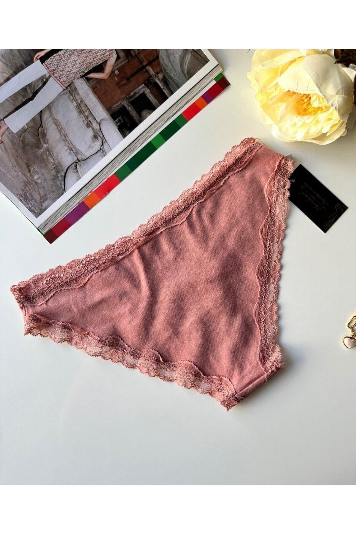 İntive Lingerie-Arlet Women's Cotton Lace Slip/Panties 8