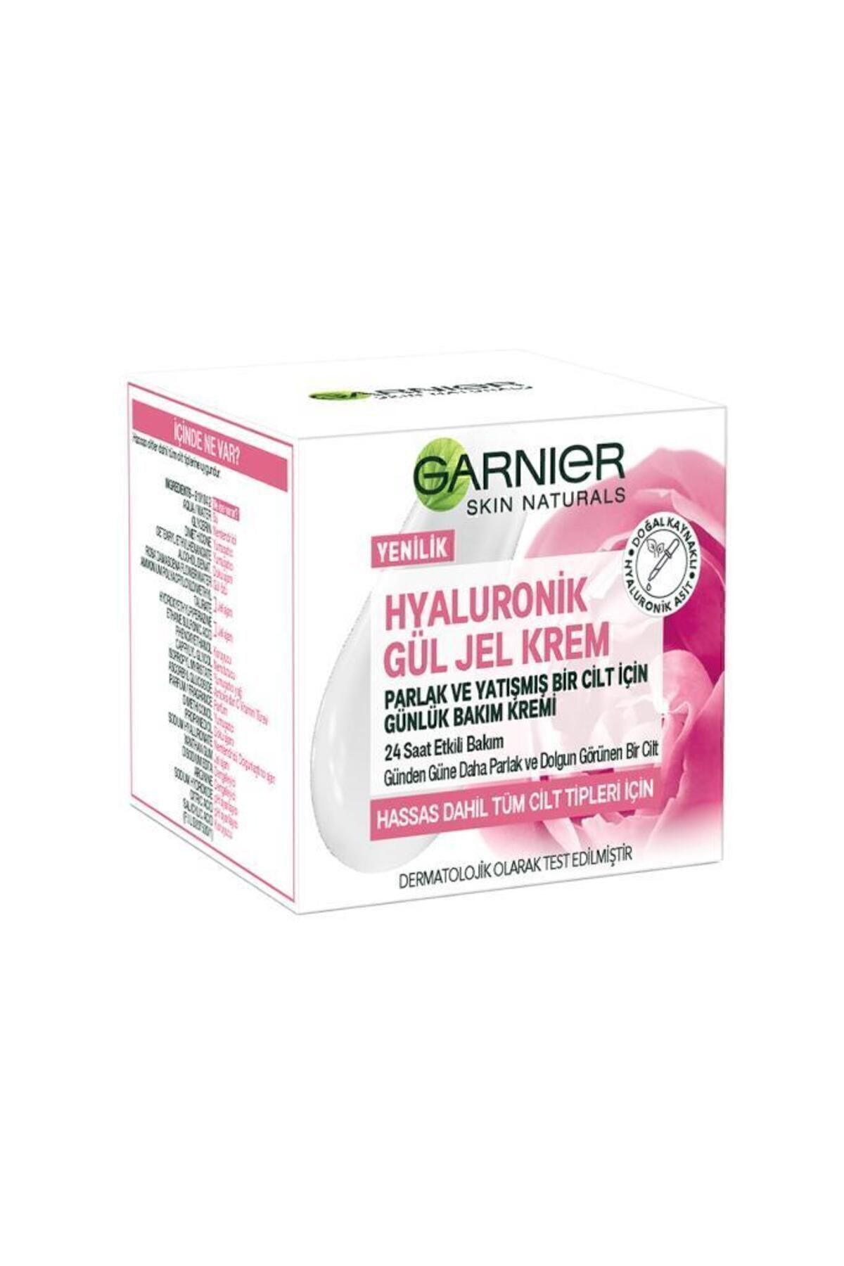 کرم ژل رز هیالورونیک - کرم مراقبت روزانه برای پوست روشن و آرام Garnier