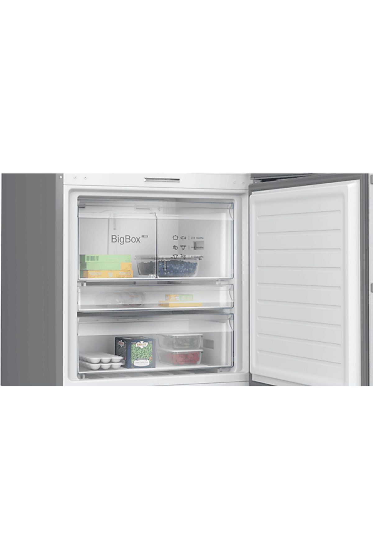 BD3076ICAP C Enerji Sınıfı 526 L Alttan Donduruculu No-Frost Buzdolabı Inox