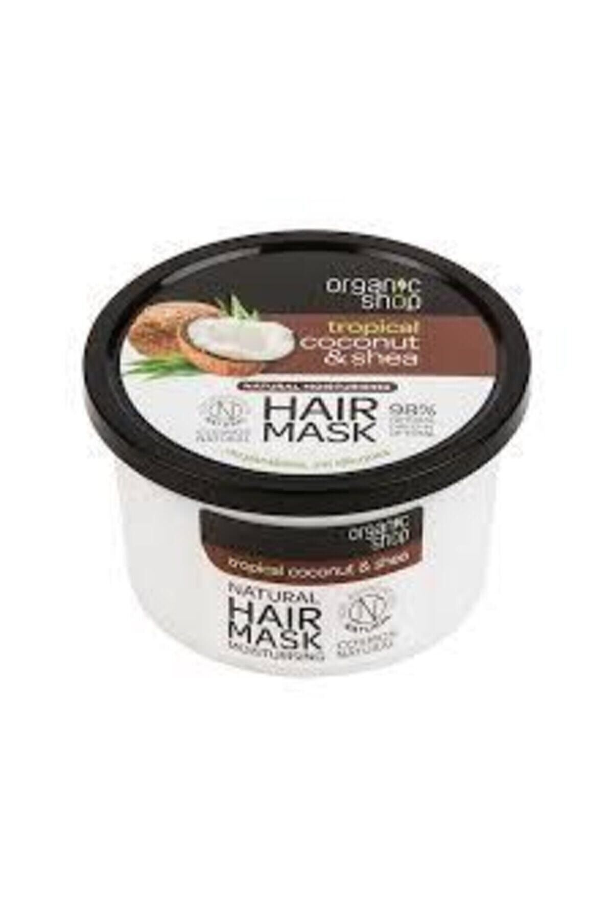 Organic Shop Hindistan Cevizi & Shea Yağlı Saç Maskesi 250 Ml