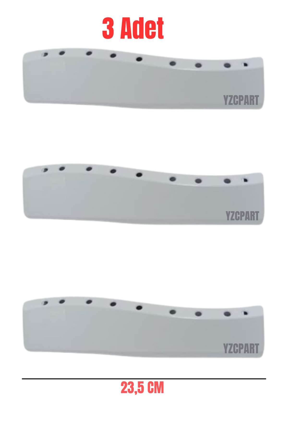 yzcpart Vestel Uyumlu EKO 9711 TL Çamaşır Makinesi Tambur Kanadı Plastik Karıştırıcı